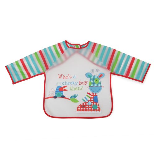 Cangaroo - BIB előke hosszú ujjas Messy PIROS