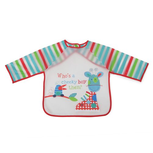 Cangaroo - BIB előke hosszú ujjas Messy PIROS