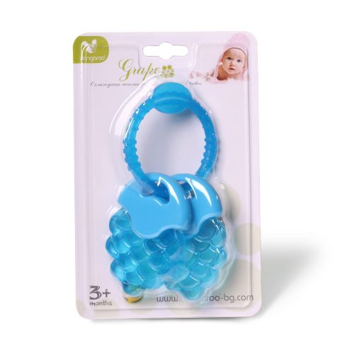 Cangaroo - DUCK szillikon rágóka szőlő alakú KÉK