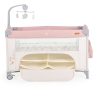 Cangaroo Indiana 2 szintes utazóágy tároló rekesz, kistáska 14kg pink – babatermék 3. kép