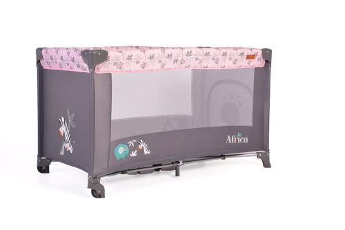 Cangaroo  - Africa 1 szintes utazóágy 14 kg pink