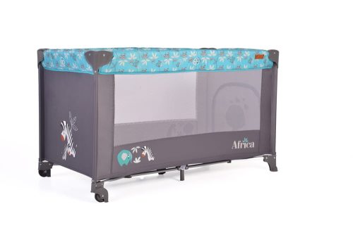 Cangaroo  - Africa 1 szintes utazóágy 14 kg türkíz