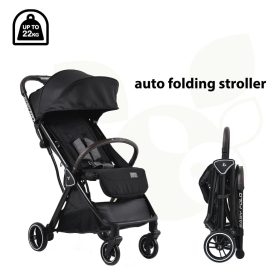 Cangaroo Easy Fold - Fekete Auto Click Sport babakocsi 