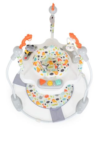 Moni - Magic fun baba ugráló pasztel játékkal szürke