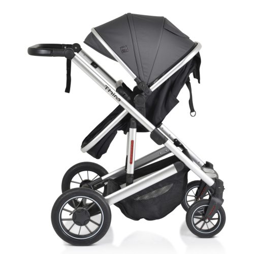 Moni Thira - Szürke Babakocsi 0-22kg – multifunkciós babakocsi 6. kép