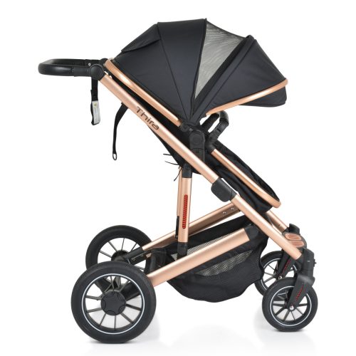 Moni Thira - Fekete Babakocsi 0-22kg – multifunkciós babakocsi 6. kép