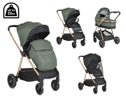 Cangaroo Hydra - Zöld Babakocsi 0-22kg