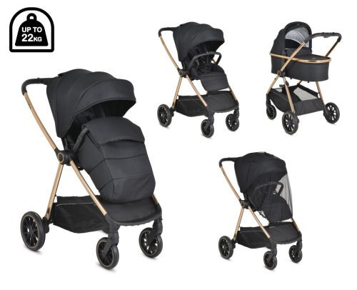 Cangaroo Hydra - Fekete Babakocsi 0-22kg – Zsebi Baba Shop
