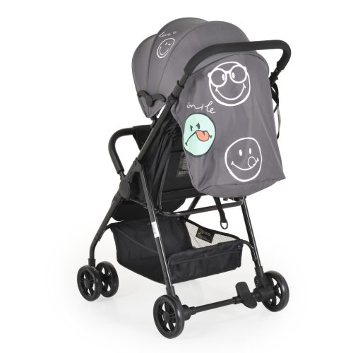 MONI Capri babakocsi nyári dupla első kerék szürke – Zsebi Baba Shop