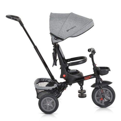 BYOX  - EXPLORE tricikli összecsukható kormány SZÜRKE