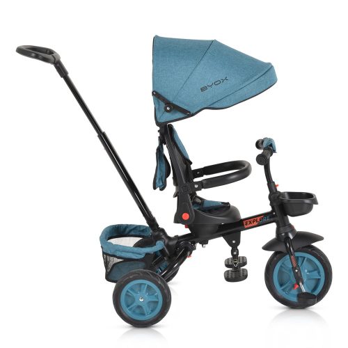 BYOX  - EXPLORE tricikli összecsukható kormány TÜRKIZ