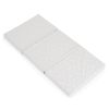 HUGZZZ - MIRAGE összecsukható 6cm szivacsmatrac textil huzat 120x60cm SZÜRKE