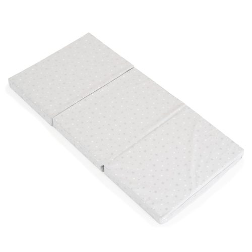 HUGZZZ - MIRAGE összecsukható 6cm szivacsmatrac textil huzat 120x60cm SZÜRKE