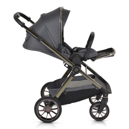 Cangaroo - iCLICK Babakocsi 3in1  22kg, One Touch System SZÜRKE – Zsebi Baba Shop