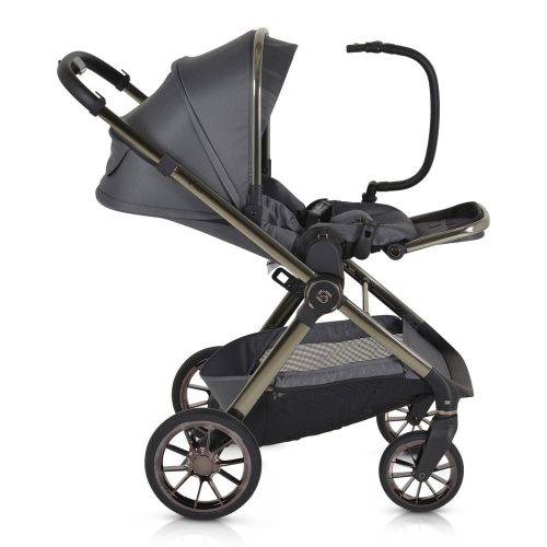 Cangaroo - iCLICK Babakocsi 3in1  22kg, One Touch System SZÜRKE – Zsebi Baba Shop