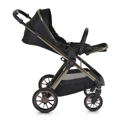 Cangaroo - iCLICK Babakocsi 3in1  22kg, One Touch System FEKETE – Zsebi Baba Shop