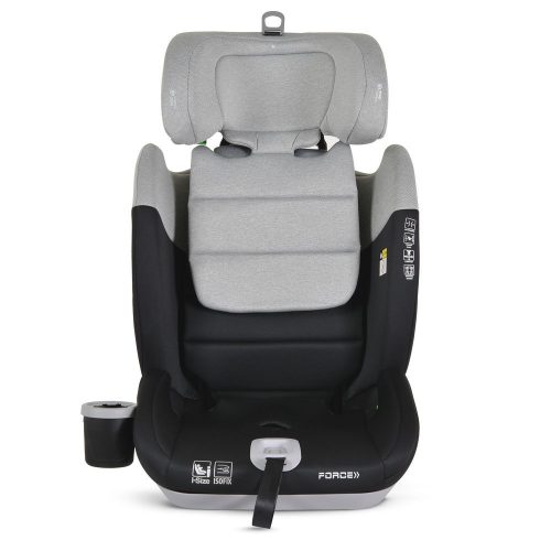 Cangaroo - FORCE autós ülés I-SIZE, 76-150cm, ISOFIX, pohártartóval, SPS, SZÜRKE