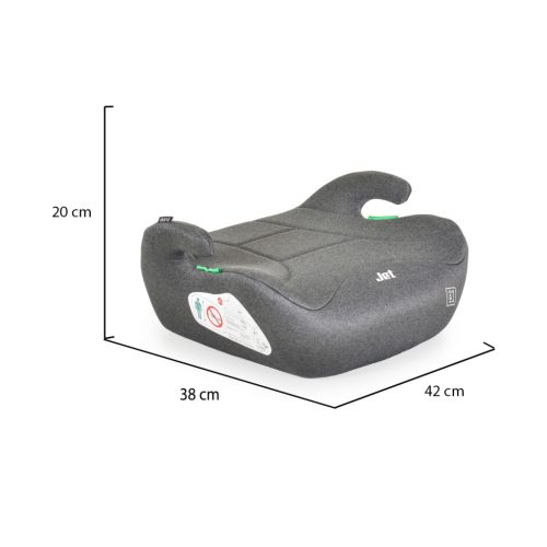 Moni Jet - 125-150cm GREY I-SIZE Ülésmagasító