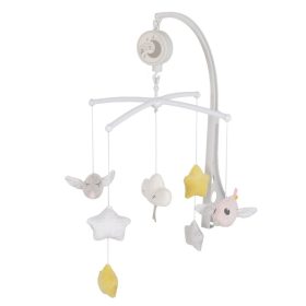 Cangaroo - Dreamy zenélő forgó játék kiságyra FEHÉR