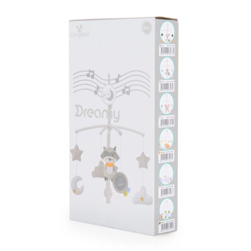 Cangaroo - Dreamy zenélő forgó játék kiságyra NARANCS