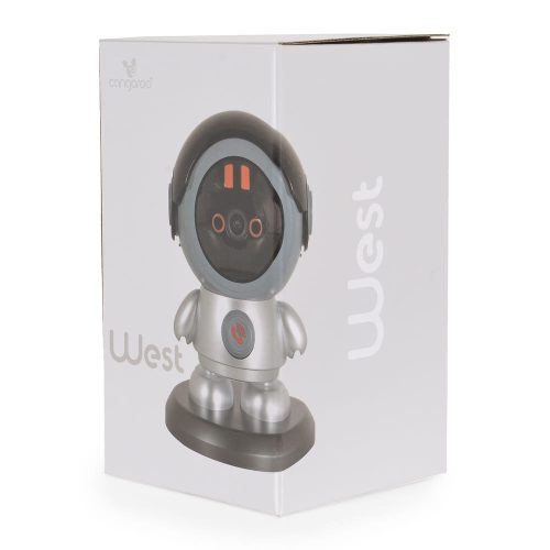 Cangaroo - WEST bébiőr, kamera, 3.0Mp, wifis, 4G, babaforma SZÜRKE/kék