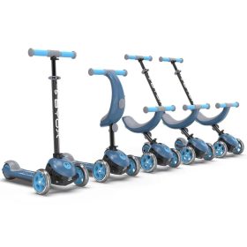   BYOX  - 4IN1 MOTION multifunkciós átalakítható roller, 20-50kgig KÉK