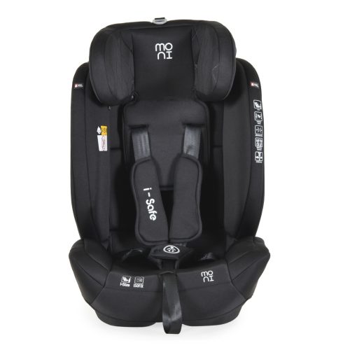 Moni ISAFE 76-150cm - Fekete I-SIZE Gyerekülés