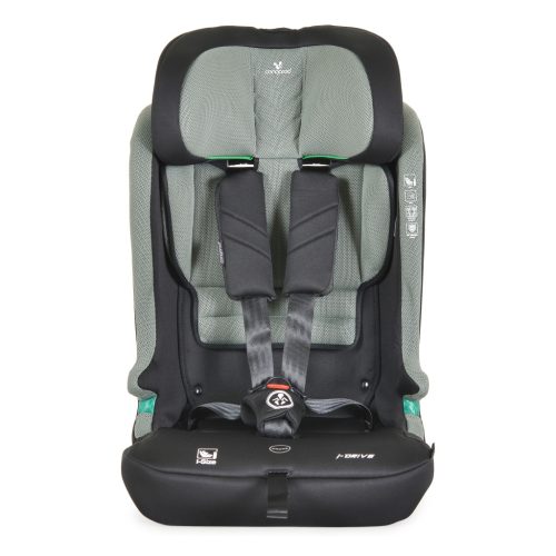 Cangaroo iDrive  Phantom 76-150cm - Twill-Green I-SIZE Gyerekülés