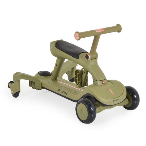 BYOX  - CORNET 6IN1 multifunkciós tricikli átalakítható rollerré ZÖLD
