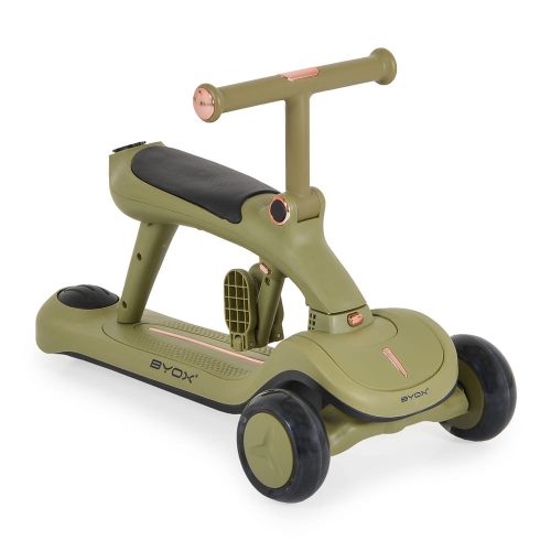 BYOX  - CORNET 6IN1 multifunkciós tricikli átalakítható rollerré ZÖLD
