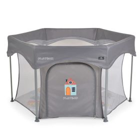 Cangaroo - PLAYBOX utazó járóka 6szögletű SZÜRKE