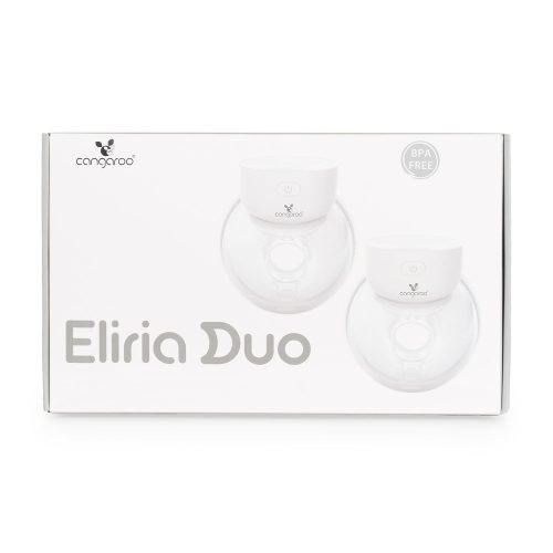 Cangaroo - ELIRIA DUO kéz nélküli mellszívó pulóver alá 2 tartályos FEHÉR – Zsebi Baba Shop