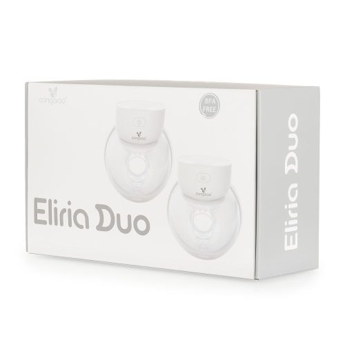 Cangaroo - ELIRIA DUO kéz nélküli mellszívó pulóver alá 2 tartályos FEHÉR – Zsebi Baba Shop