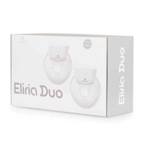 Cangaroo - ELIRIA DUO kéz nélküli mellszívó pulóver alá 2 tartályos FEHÉR – Zsebi Baba Shop