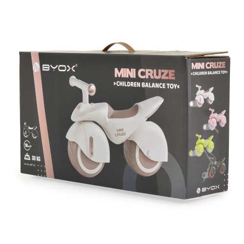 BYOX - MINI CRUZE futóbicikli, ráülős járgány, kismotor, zenélő, óriás kerekekkel UV ZÖLD