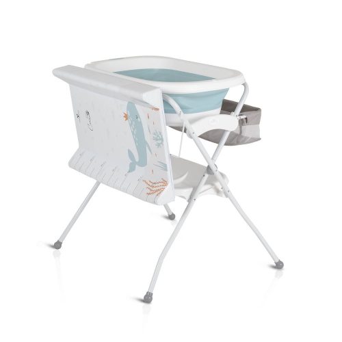 Cangaroo - COMO összecsukható kád állvánnyal és pelenkázóval KÉK