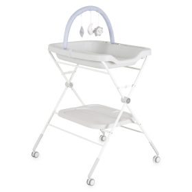   Cangaroo - CROCO multifunkciós, összecsukható pelenkázó asztal SZÜRKE