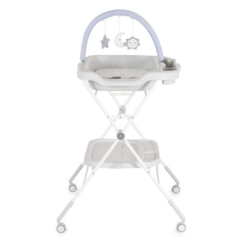 Cangaroo - CROCO multifunkciós, összecsukható pelenkázó asztal SZÜRKE