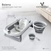 Cangaroo - BALENA összecsukható kád vödrökkel, párnával kiegészítőkkel KORAL