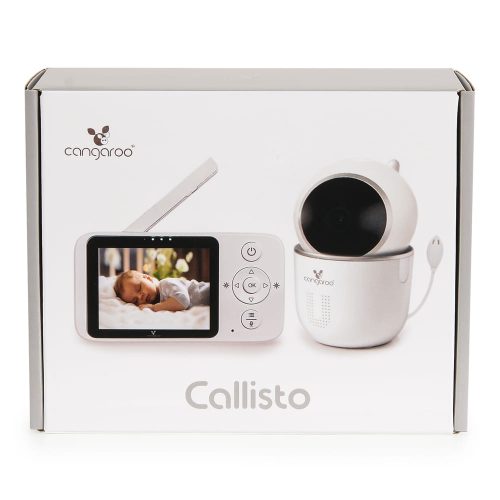Cangaroo - CALLISTO bébimonitor, bébiőr LCD 7cm kijelzővel FEHÉR