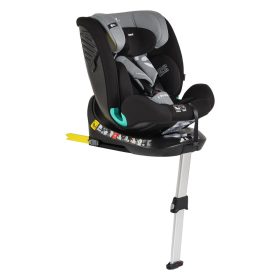   Cangaroo  - i-PROTECT autós ülés 40-150cm támasztólábbal 360 forgatható STEEL/SZÜRKE