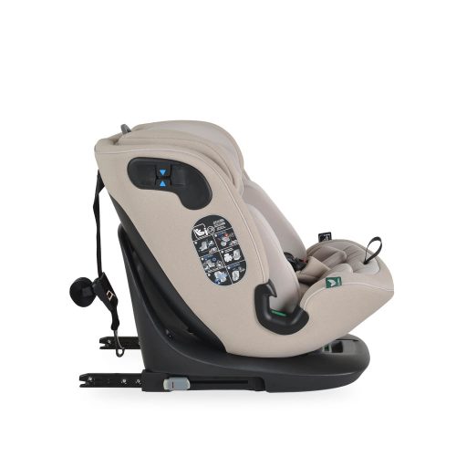 Cangaroo - GTS prémium autós ülés 40-150cm SPS, 360fokban forgatható BÉZS