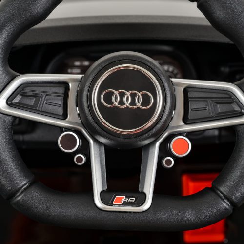 Audi R8 Spyder elektromos autó 105cm SILVER/EZÜST