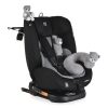 Moni i-MAXX - autós ülés, isofix, forgatható, 2 plüss+párna 40-150cm SZÜRKE