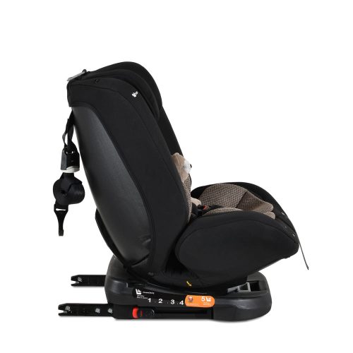Moni i-MAXX - autós ülés, isofix, forgatható, 2 plüss+párna 40-150cm BÉZS