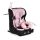 Moni - SECURITY autós ülés belső övvel, isofix, ajándék 2plüss+párna 76-150cm PINK