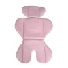 Moni - SECURITY autós ülés belső övvel, isofix, ajándék 2plüss+párna 76-150cm PINK