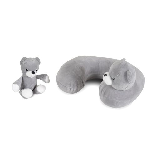 Moni - SECURITY autós ülés belső övvel, isofix, ajándék 2plüss+párna 76-150cm SZÜRKE