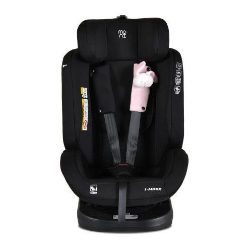 Moni i-MAXX - autós ülés, isofix, forgatható, 2 plüss+párna 40-150cm PINK