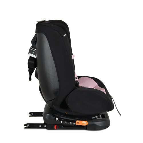 Moni i-MAXX - autós ülés, isofix, forgatható, 2 plüss+párna 40-150cm PINK